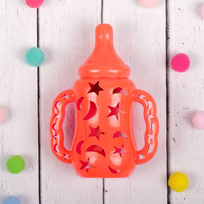 Погремушка «Детская бутылочка», цвета МИКС 
