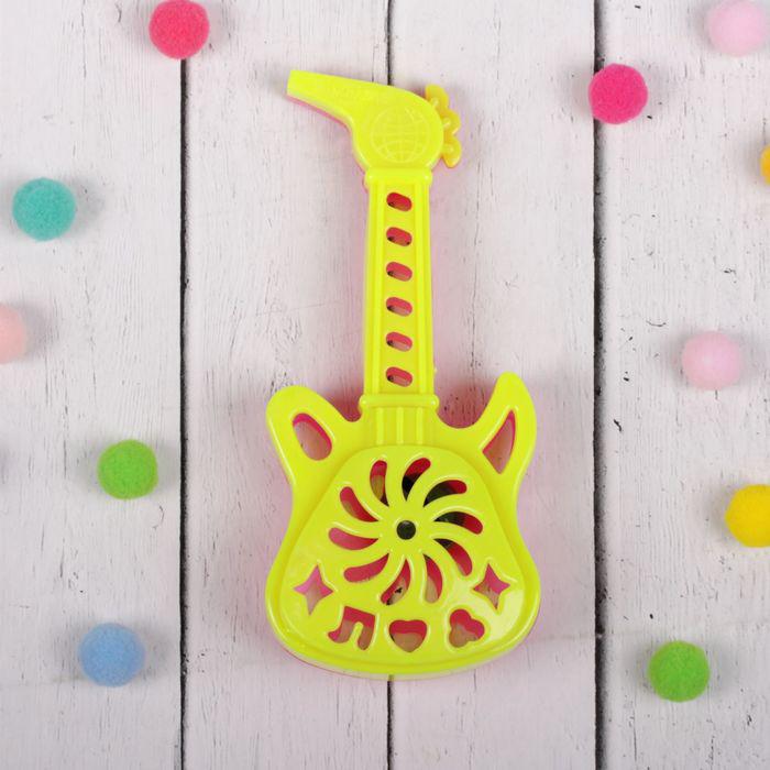 Погремушка «Гитара», цвета МИКС 