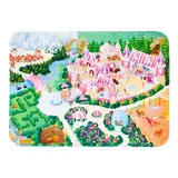 Детский ультрамягкий игровой коврик «Замок», размер 180х130 см  - фото 2