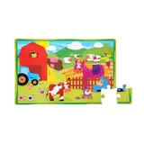 Развивающий коврик-пазл «Ферма», 28 элементов 