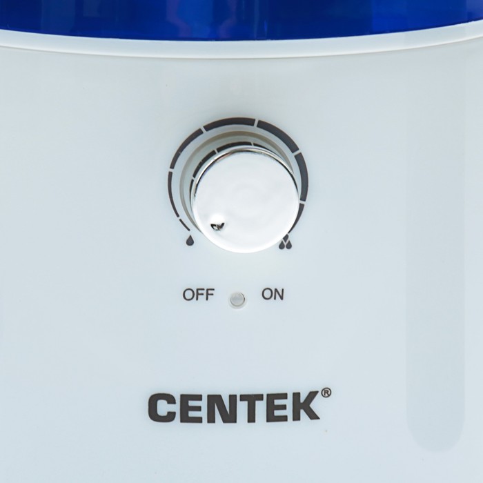 Увлажнитель воздуха Centek СТ-5101, ультразвуковой, 25 Вт, 2.5 л, синий 