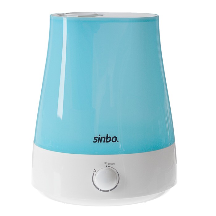 Увлажнитель воздуха Sinbo SAH 6113, ультразвуковой, 25 Вт, 4.5 л, голубой 