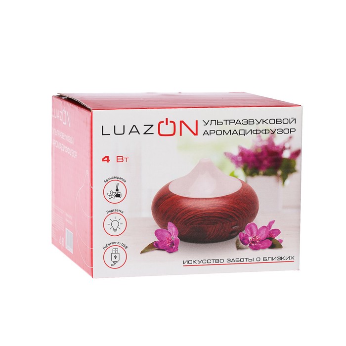 Аромадиффузор LuazON, коричневый LHU-10