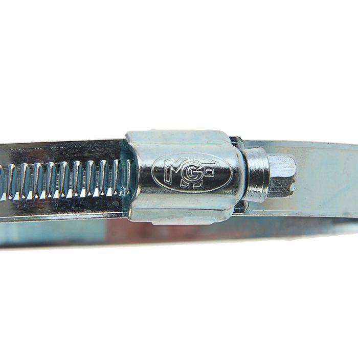 Хомут червячный MGF, диаметр 110-130 мм, ширина ленты 12 мм, оцинкованный 