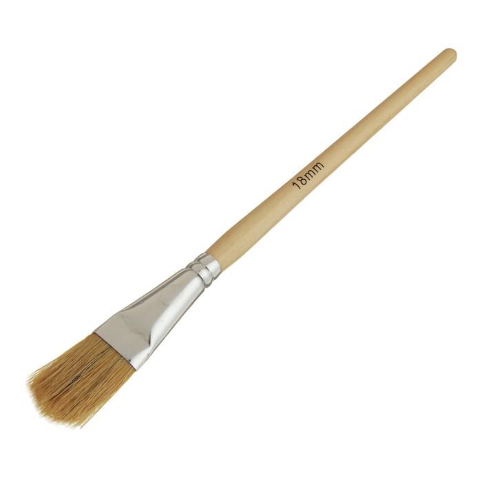 Кисть филеночная Remocolor, 18 мм, ручка дерево, натуральная щетина, 5 шт 