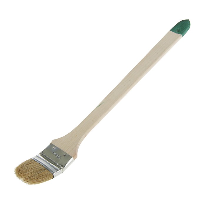 Кисть радиаторная TUNDRA, натуральная щетина, деревянная ручка 2" (50 мм) 