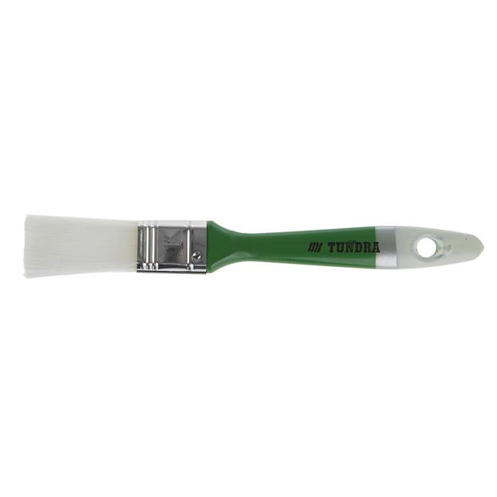 Кисть плоская TUNDRA, искусственная щетина, пластмассовая ручка 1" (25 мм) 