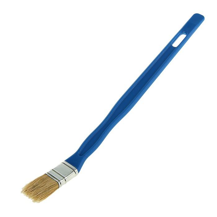 Кисть радиаторная TUNDRA comfort, 25х10 мм, ручка пластик, натуральная щетина 