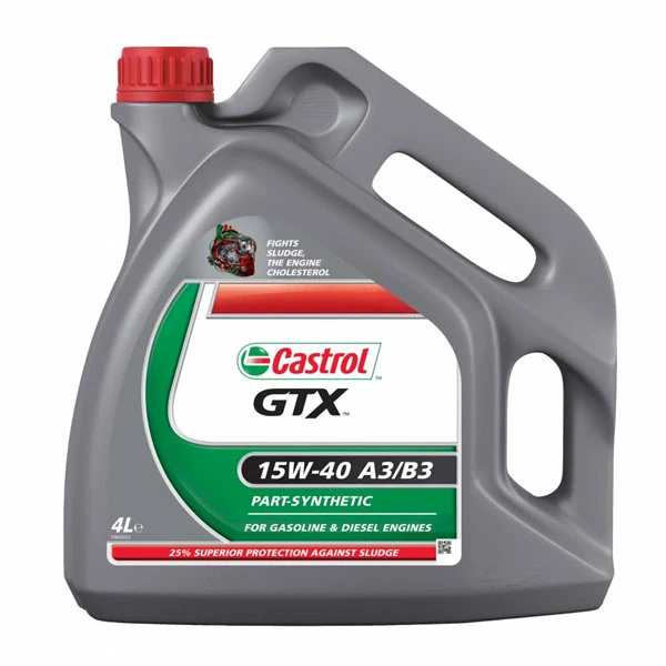 Моторное масло Castrol GTX 15W-40 4 литра