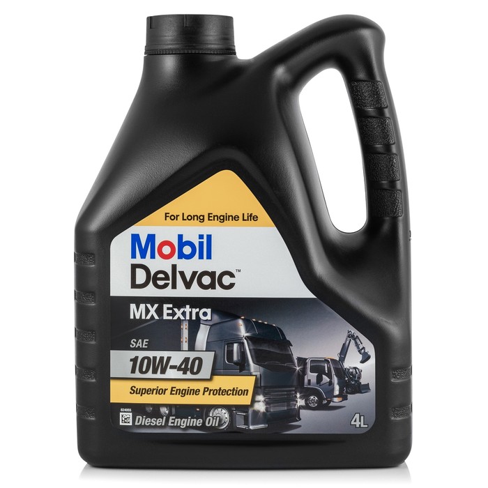 Масло моторное Mobil Delvac MX Extra 10w-40, 4 л 