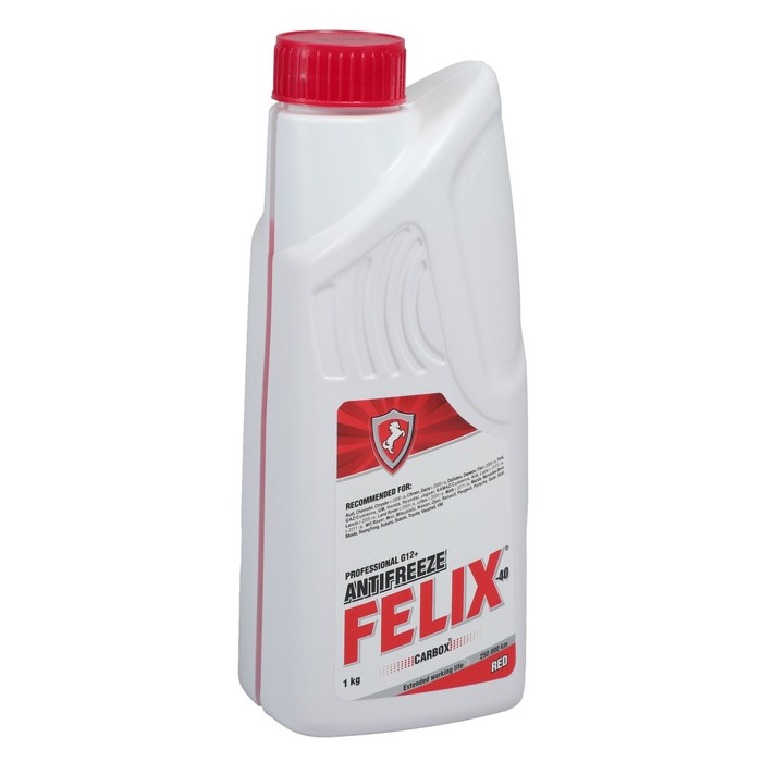 Антифриз FELIX Carbox-40 G12 ТС, красный, 1 кг 