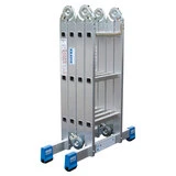 Лестница шарнирная универсальная KRAUSE "STABILO Professional" 4х3 123510  - фото 4