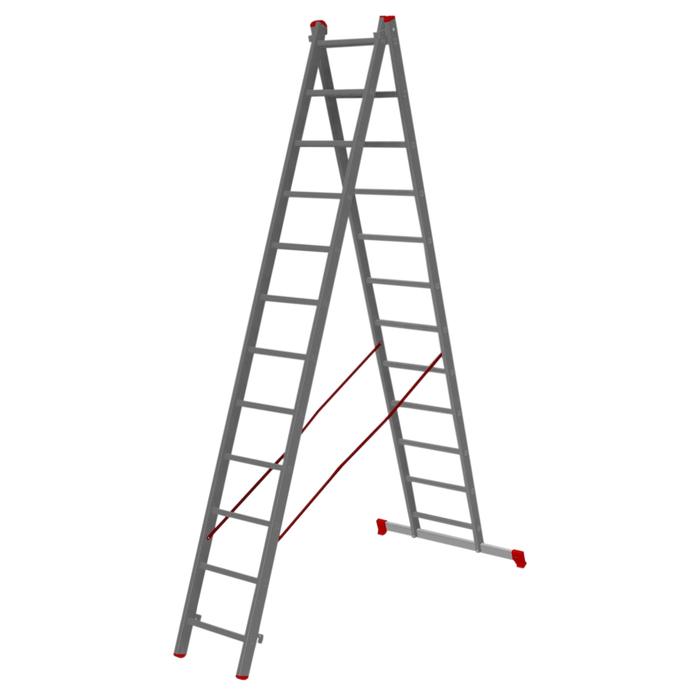 Лестница-стремянка двухсекционная Halta 2х12 