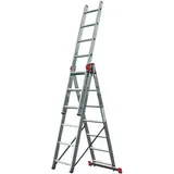 Лестница KRAUSE MONTO TRIBILO, трехсекционная, с траверсой, 6 ступеней  - фото 2