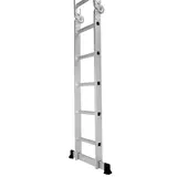 Лестница-трансформер TUNDRA comfort, 4х5 ступеней, алюминиевая  - фото 5