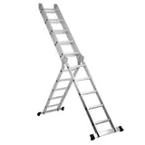 Лестница-трансформер TUNDRA comfort, 4х5 ступеней, алюминиевая  - фото 10