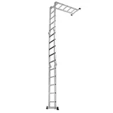 Лестница-трансформер TUNDRA comfort, 4х5 ступеней, алюминиевая  - фото 4