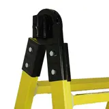 Лестница-трансформер диэлектрическая "ЛУЧ" ЛСП-2х2,5ТС-Ф55П, стеклопластик, 14 ступеней  - фото 5