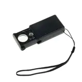 Лупа х30, х60 d=12 мм, d=21 мм с подсветкой 6,2х4х2 см 