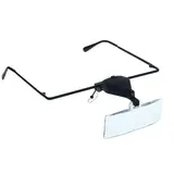 Бинокулярная налобная лупа с подсветкой, 3 сменные линзы, кратность увеличения 1,5х, 2,5х, 3,5х  - фото 3