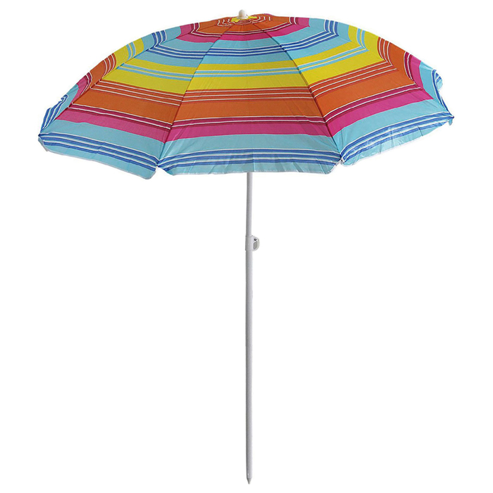 Зонт пляжный "Модерн" с серебряным покрытием, d=160 cм 