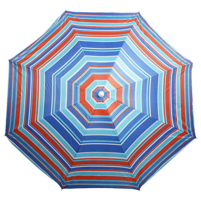Зонт пляжный "Модерн" с серебряным покрытием, d=180 cм 