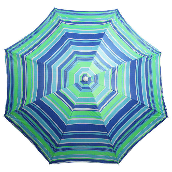 Зонт пляжный "Модерн" с серебряным покрытием, d=180 cм 