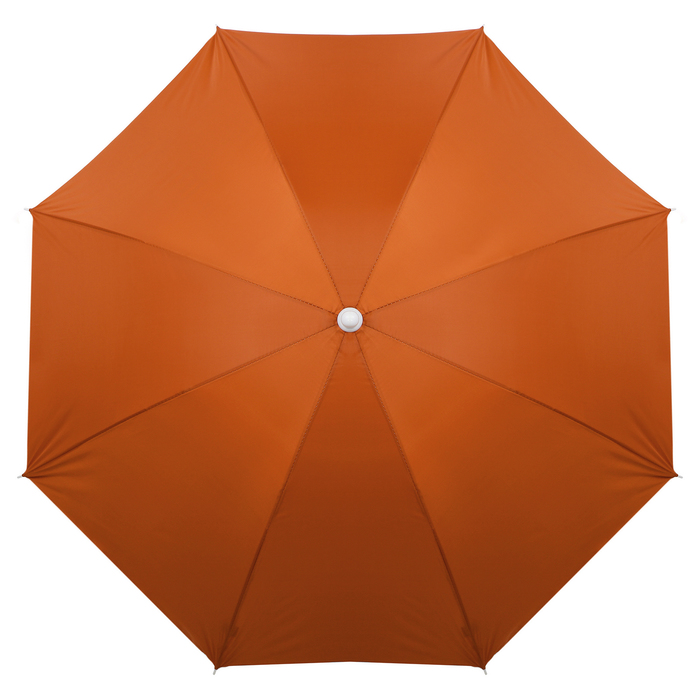 Зонт пляжный "Классика" с серебряным покрытием, d=210 cм, h=200 см, МИКС 