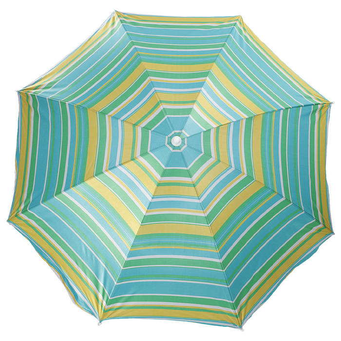 Зонт пляжный "Модерн" с серебряным покрытием, d=240 cм 