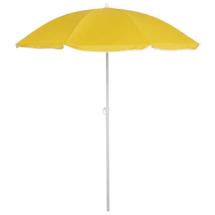 Зонт пляжный "Классика" с серебряным покрытием, d=160 cм 