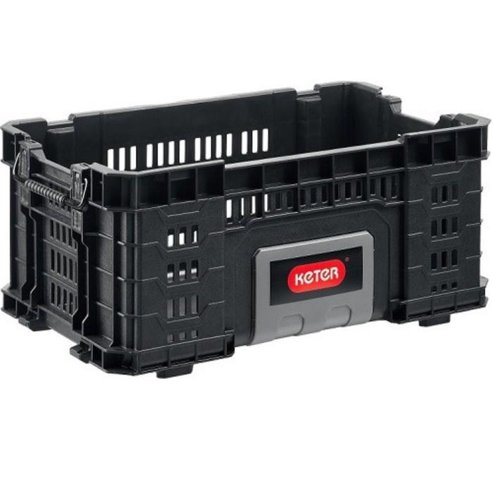 Ящик для инструментов Gear Crate, 22", 33,8 л, чёрный 