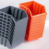 Набор малых лотков для метизов с планкой 9 шт, цвет МИКС  - фото 4