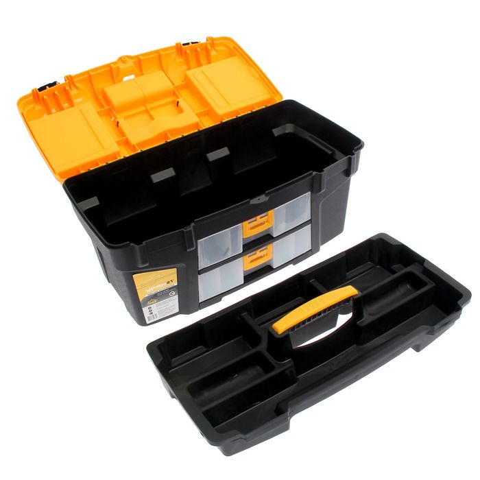 Ящик для инструментов, с двумя консолями и коробками "Уран" 21' 