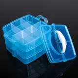 Бокс для хранения, 3 яруса, 18 отделений, цвет МИКС  - фото 3