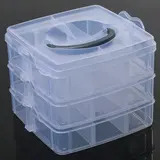 Бокс для хранения, 3 яруса, 18 отделений, цвет МИКС  - фото 5