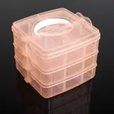 Бокс для хранения, 3 яруса, 18 отделений, цвет МИКС  - фото 4