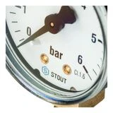 Манометр STOUT SIM-0010-500608, радиальный, DN50, G1/4"  - фото 4