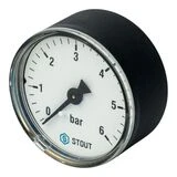 Манометр STOUT SIM-0009-500608, аксиальный, DN50, G1/4" 