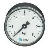 Манометр STOUT SIM-0009-500608, аксиальный, DN50, G1/4"  - фото 2
