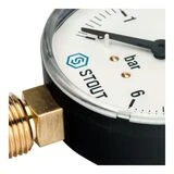 Манометр STOUT SIM-0010-800615, радиальный, DN80, G1/2"  - фото 4