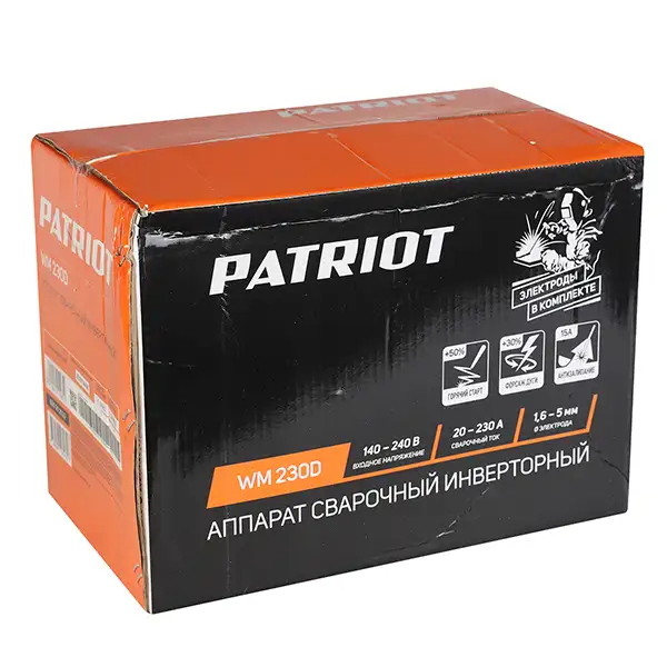 Сварочный аппарат инверторный Patriot WM 230 D - фото 14
