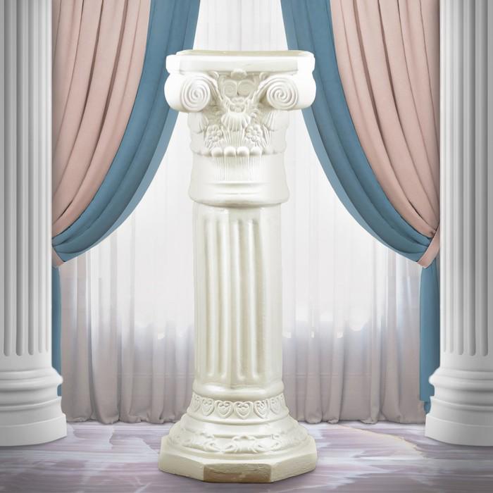 Статуэтка "Колонна Акрополь" высокая белая 75 см 