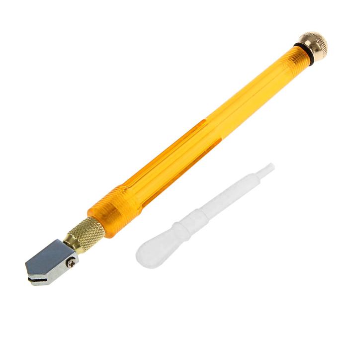 Стеклорез TUNDRA comfort, масляный, с пластиковой ручкой 
