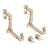 Крепление для балконных ящиков универсальное, 2 шт, цвет белая глина 