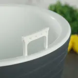 Кашпо со вставкой 2,8 л "Валенсия", цвет антрацит  - фото 2