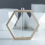 Ваза "Шестигранник", бесцветный  - фото 2