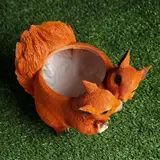 Фигурное кашпо "Белки" 21х16 см  - фото 3