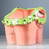 Фигурное кашпо "Слонопотам большое"  розовый  МИКС  - фото 3