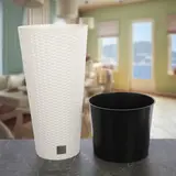 Кашпо 27 л "Рато. Тубус" d=30 см, цвет белый  - фото 2