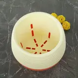 Горшок для цветов 1,2 л "Япония", цвет бежево-коралловый  - фото 2